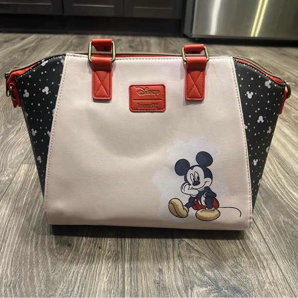 NWT! Loungefly Disney Shy Mickey Mouse Handbag - Picture 5 of 5